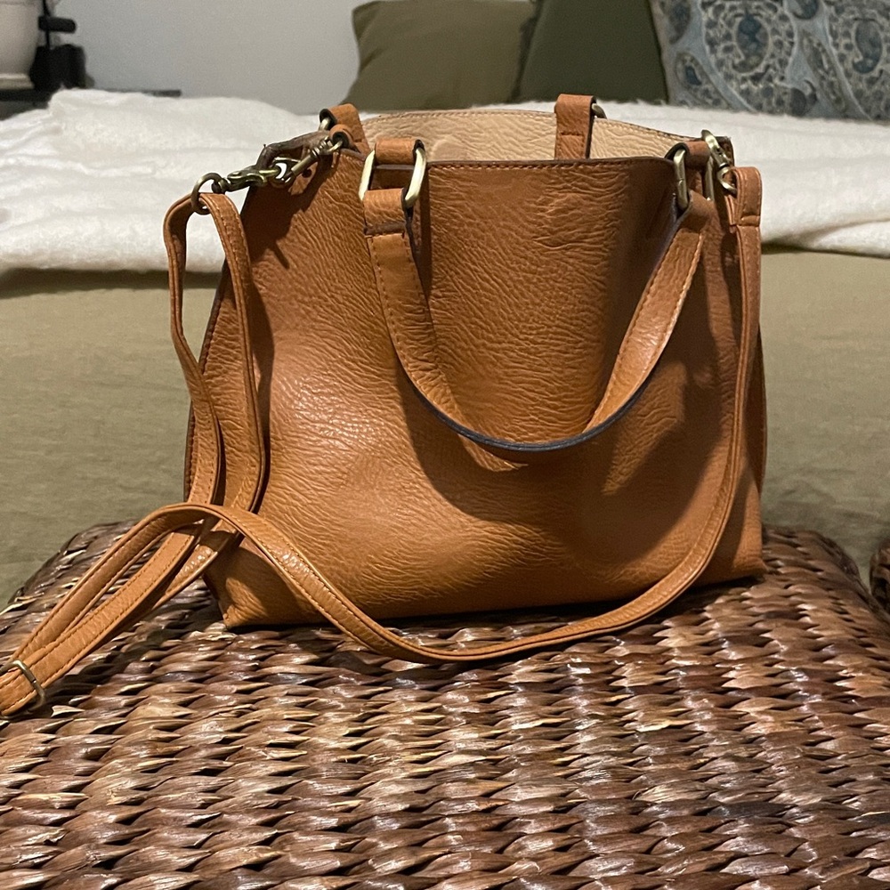 Free People Tan Shoulder Bag
